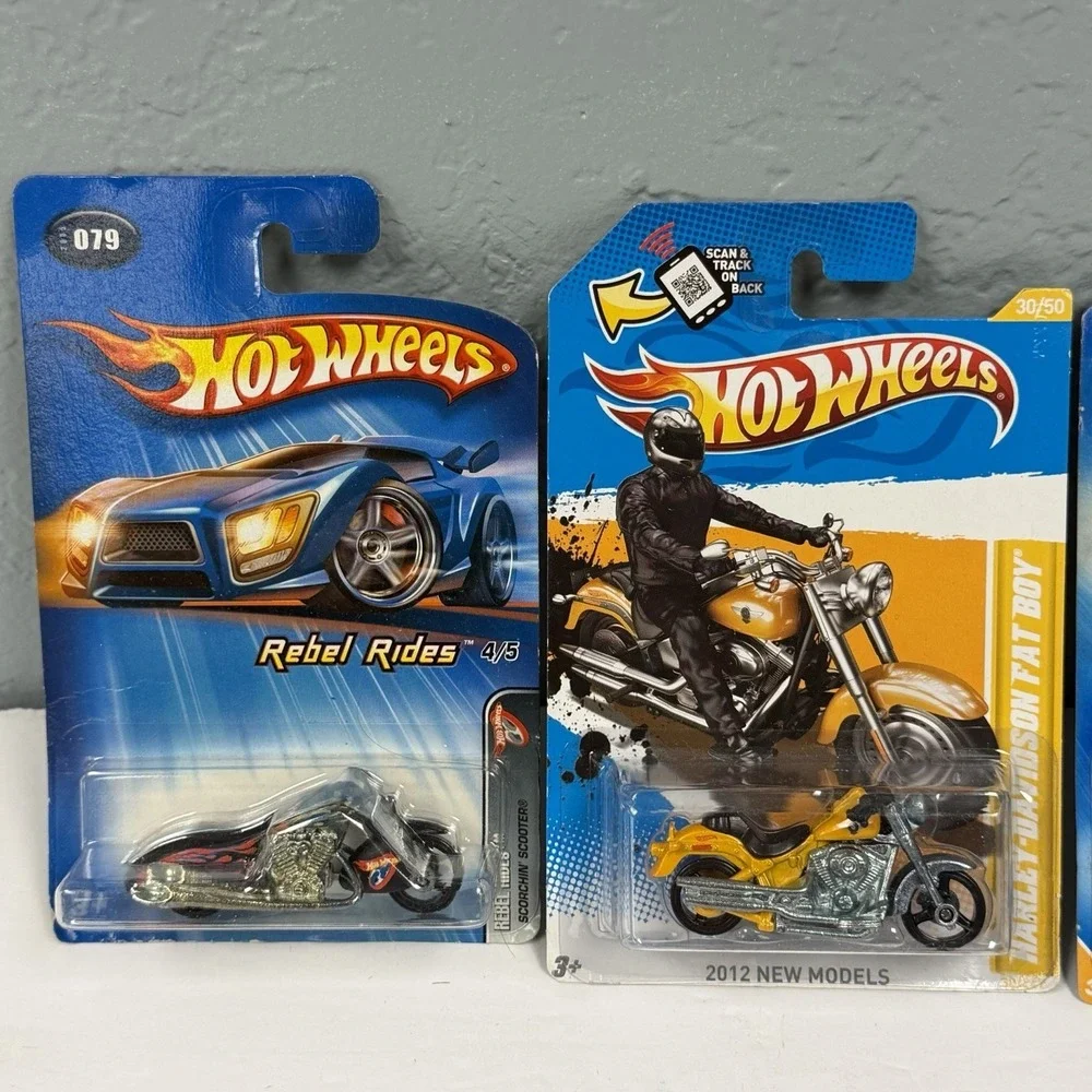 Hot Wheels Bent Cards Still‎ Sealed Lot Of 4 Various Models